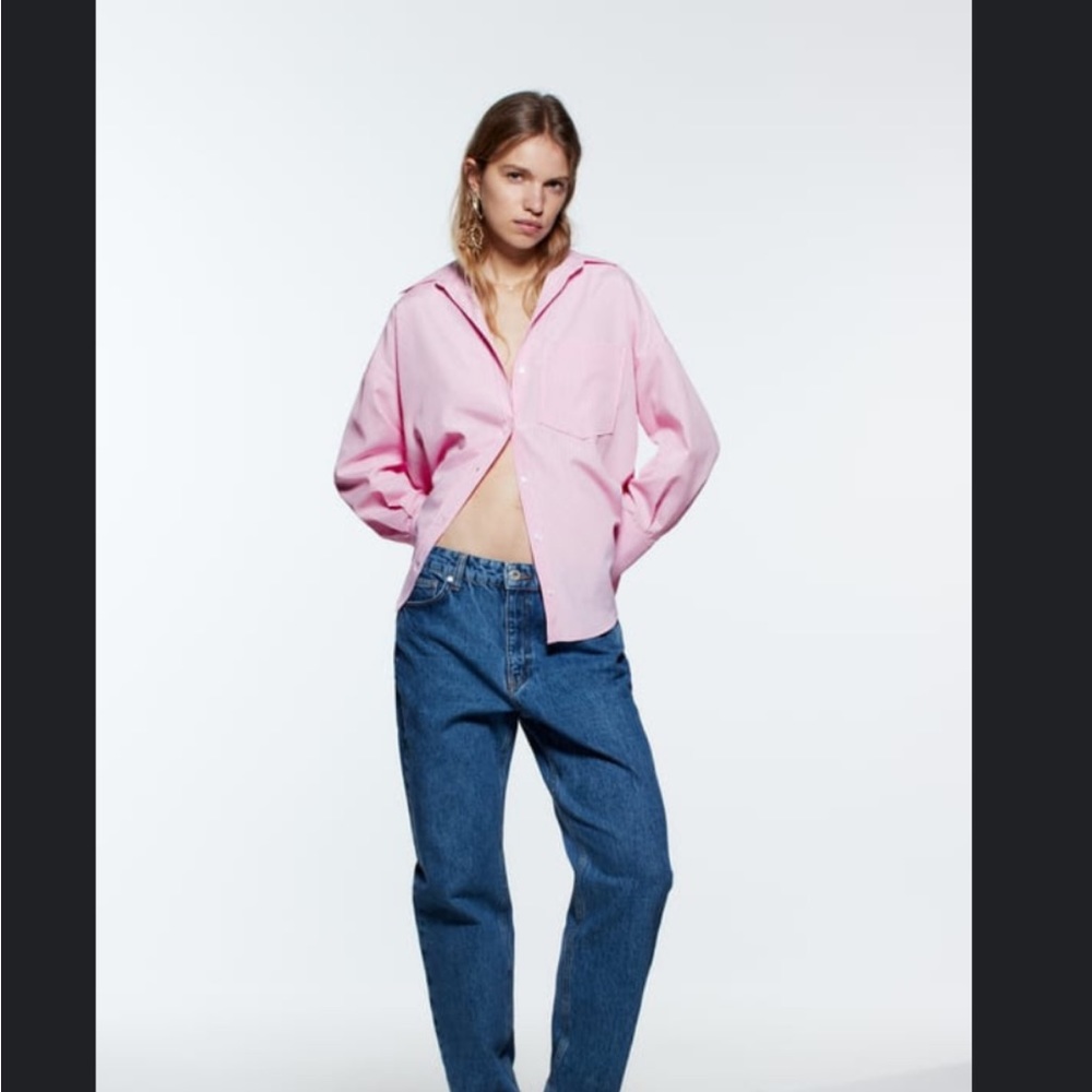 Zara poplin shirt